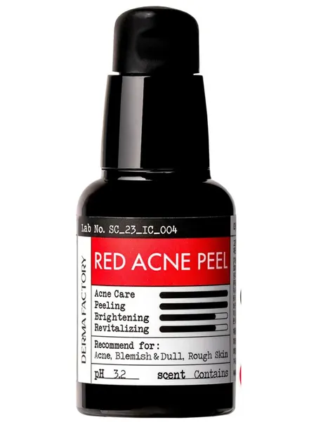 Сыворотка Derma Factory Red Acne Peel, Смываемая для проблемной кожи, 30 мл