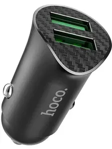 Автомобильное зарядное устройство USB*USB 18W в прикуриватель машины на 2 порта