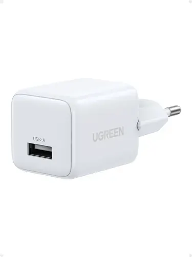Сетевое зарядное устройство UGREEN X518 (75623) 18W USB GaN Fast Charger. Цвет: белый