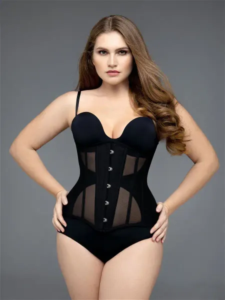 IRISSA CORSETS Корсет утягивающий с центральной застежкой и шнуровкой