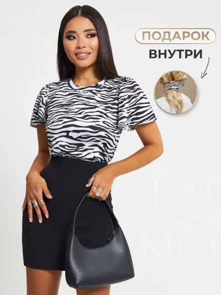 Lady of the Moon Блузка офисная с рукавом летняя