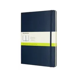 Блокнот Moleskine CLASSIC QP092B20 XLarge 190х250мм 192стр. нелинованный твердая обложка синий