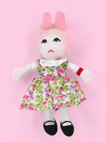 J-Toys Мягкая игрушка Кукла в платье 23см