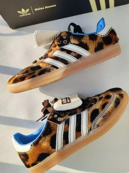 Adidas Кроссовки Samba х Wales Bonner леопард кеды повседневные