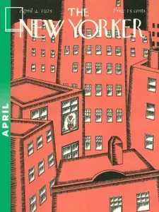 Постермания Постер "The New Yorker Весна Апрель 4 1925", 90х60 см