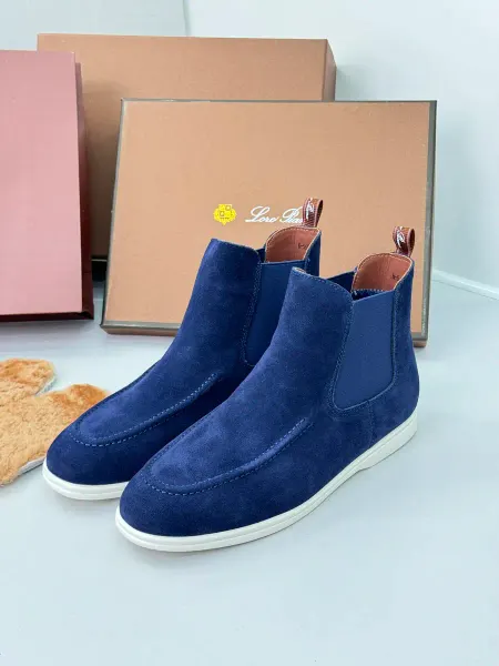LoroPiana Ботинки демисезонные натуральная замша