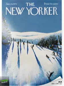 Постер с обложкой The New Yorker, Нью Йоркер, выпуск 20 января 1973 г, на стену для интерьера, А3 (420х297 мм), Постер Плакат