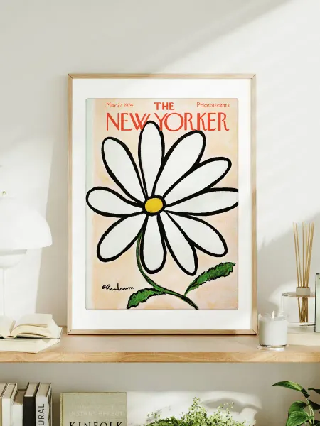 Постер A3 "The New Yorker - Цветок - 27 мая 1974"