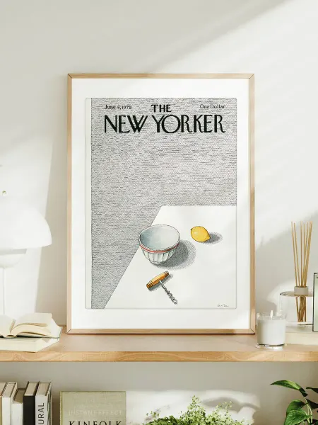 Постер A3 "The New Yorker - Натюрморт - 4 июня 1979"