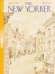 Постермания Постер "The New Yorker Лето Июнь 9 1980", 90х60 см