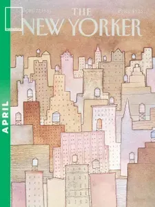 Постермания Постер "The New Yorker Весна Апрель 27 1981", 70х50 см