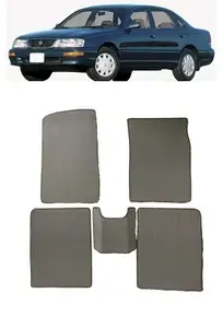 Ева коврики Toyota Avalon (XX10) правый руль 1994 - 1997/ Ева ЭВА РОМБ/ цвет Серый c черной окантовкой / EVA Smart / коврики в салон автомобиля Тойота