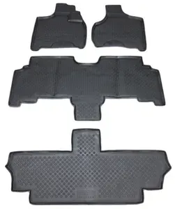 Коврики в салон Chrysler Voyager 1995-2004. Цвет чёрный