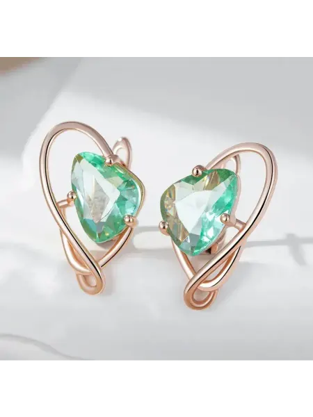 Серьги бижутерия геометрия