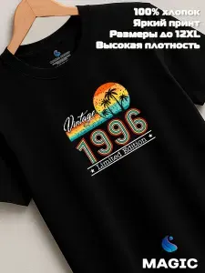 Футболка Всё в цвет Футболка хлопковая Vintage 1996 Limited Edition