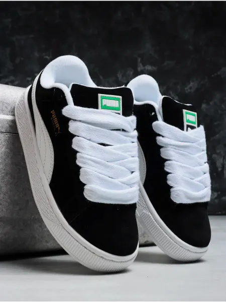 Дутые кроссовки женские suede xl