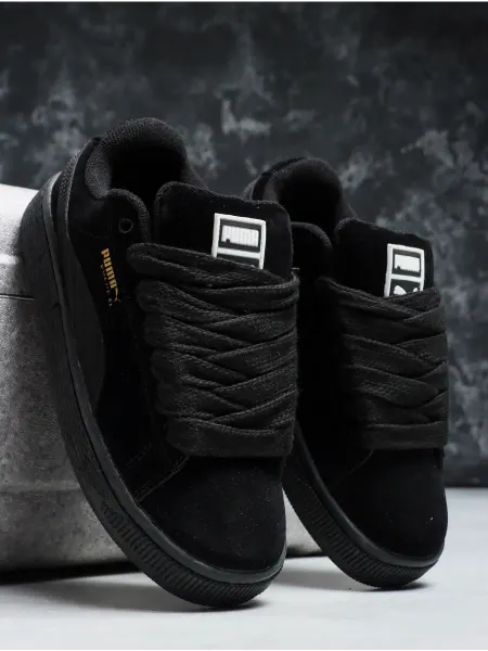 Дутые кроссовки женские suede xl