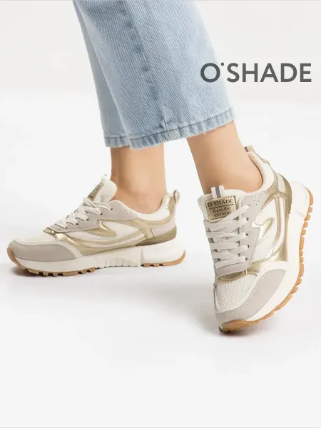O`SHADE Кроссовки женские летние бежевые