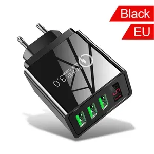 Зарядное устройство MyPads 5V3.1A с цифровым дисплеем 3USB, быстрое зарядное устройство для смартфона