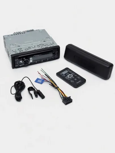 Автомагнитола PIONEER DEH-S4250BT Bluetooth AUX USB CD 1DIN черная для автомобиля