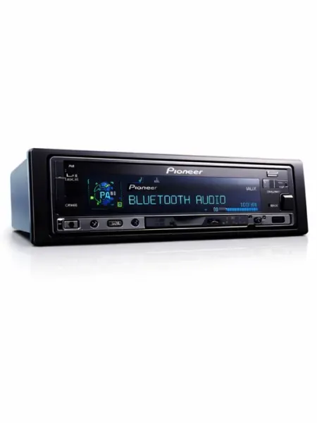 Автомагнитола Pioneer 1DIN Bluetooth MP3 USB AUX с пультом ДУ