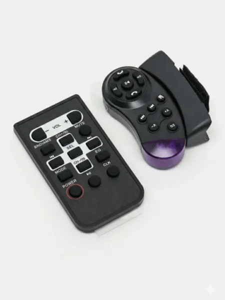 Автомагнитола 1DIN, Bluetooth, USB, AUX, с пультом