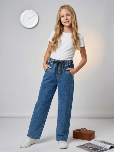 Annhi Shop Брюки Джинсы Бананы для Подростка