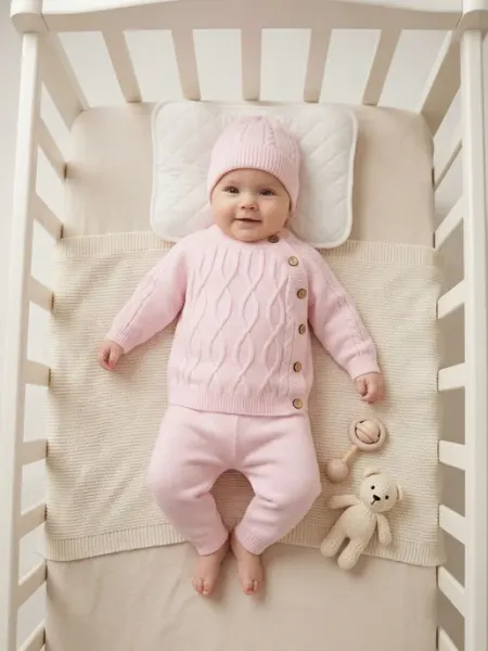 Gunesh Line Textile Вязаный комплект для малыша (тройка)
