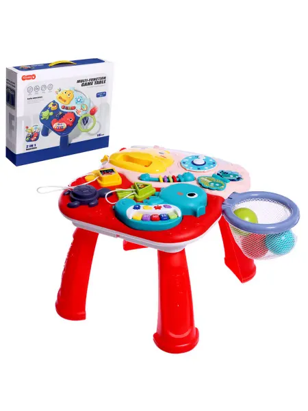 1TOY Развивающий столик Подводный мир, звуковые эффекты