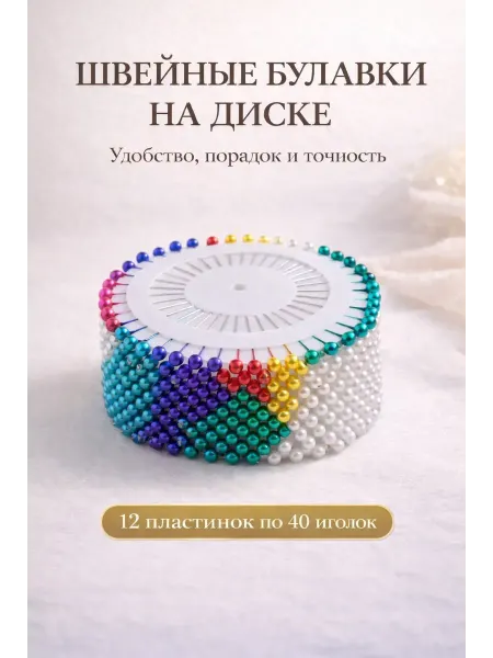 Алтынайка2 Булавки набор портновские разноцветные