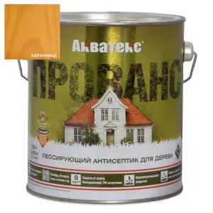 Антисептик лессирующий Акватекс Прованс 2.5л калужница