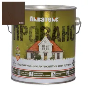 Антисептик лессирующий Акватекс Прованс 2.5л орех