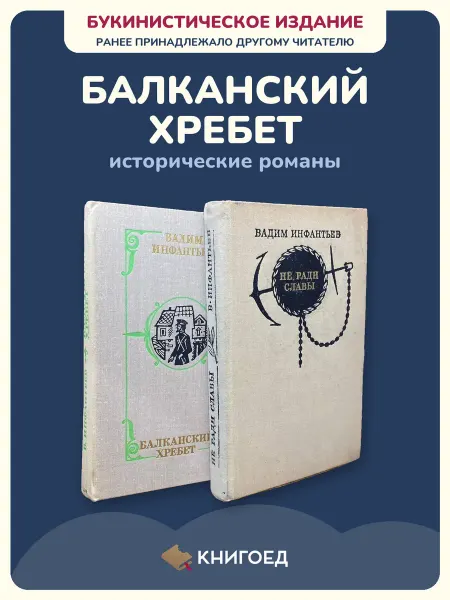 Книгоед Инфантьев исторический роман русско-турецкая 2 книги Вадим
