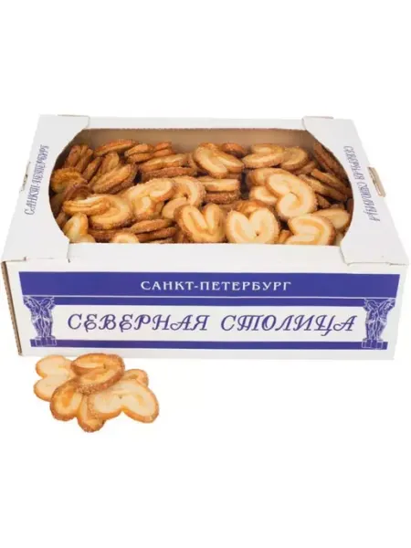 Северная Столица Печенье слоеное Валентинки, 2,5 кг