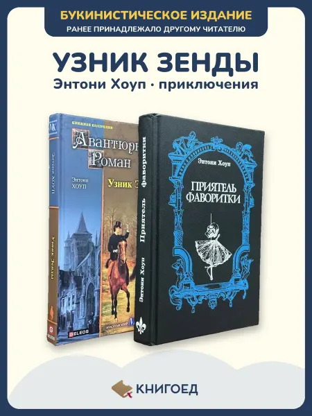 Книгоед Хоуп Узник Зенды приключенческий роман классика 2 книги
