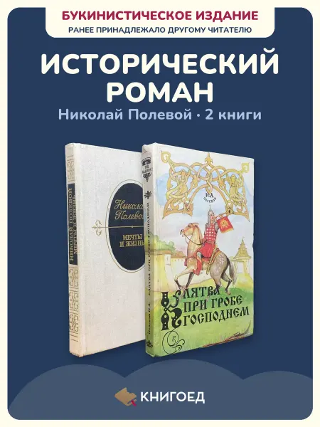 Книгоед Полевой Николай исторический роман 2 книги классика