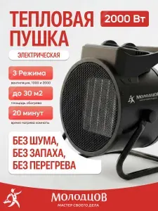 МОЛОДЦОВ Тепловая пушка электрическая 2 квт