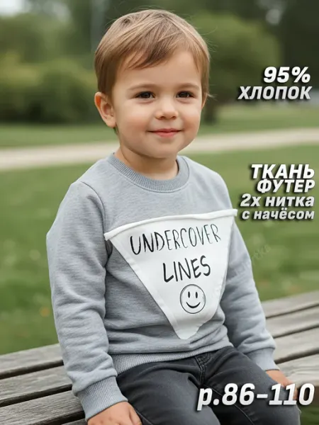 Толстовка с начёсом арт.1269