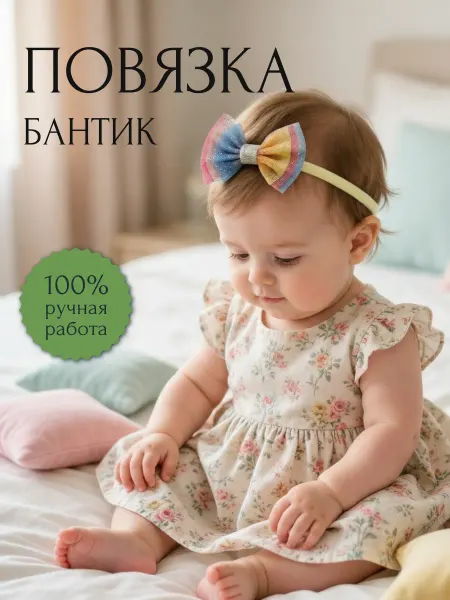 Арт&Дизайн Повязка на голову для новорожденных
