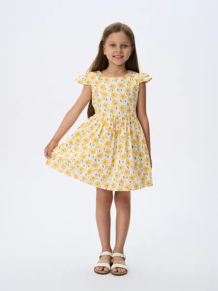 Unicorn Dress платье желтого цвета