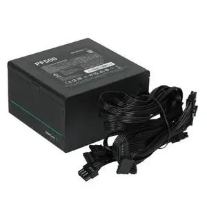 Блок питания Deepcool PF500 500W (R-PF500D-HA0B-EU) черный - 500 Вт, ATX 20+4 пин, 4 pin + 4 pin CPU, 6 SATA, 2 x 6 pin PCI-E