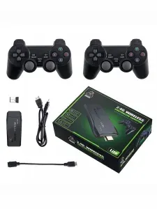 Игровая приставка Game Stick Lite M8 4K HD 2.4G, более 20000 игр, 64ГБ, беспроводная
