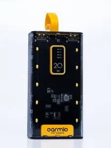 Повербанк 20000mah, внешний аккумулятор 20000mah, powerbank, зарядка 2 устройств, фонарик, кабель в комплекте, черный, черный матовый