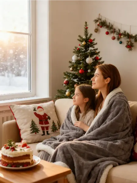 LC Waikiki Плед на кровать диван мягкий плюшевый 200*220CM