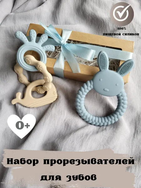 Babyshonok Набор грызунков, прорезыватель для зубов игрушки для новорож…