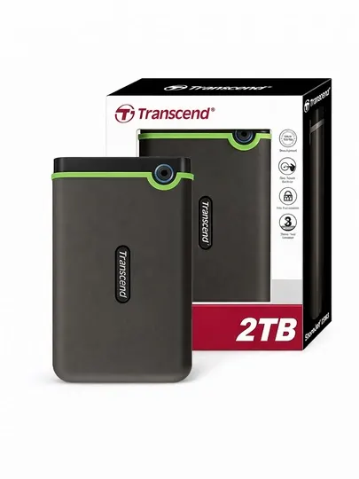 Внешний жесткий диск HDD Transcend 2TB StoreJet 25M3 2.5