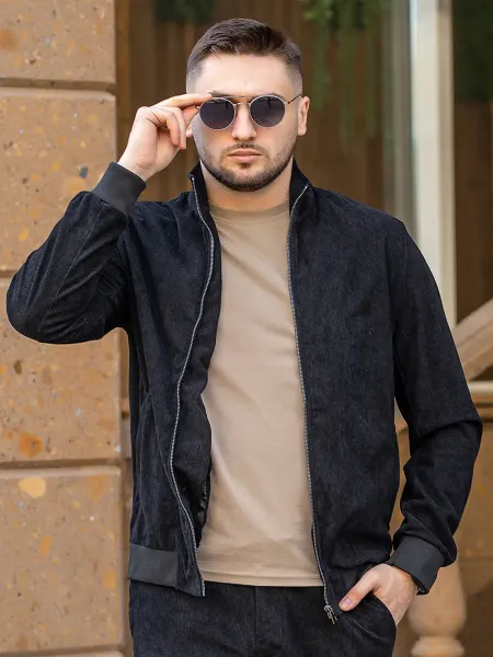 Urbano Wear Рубашка вельветовая оверсайз спортивная, бомбер
