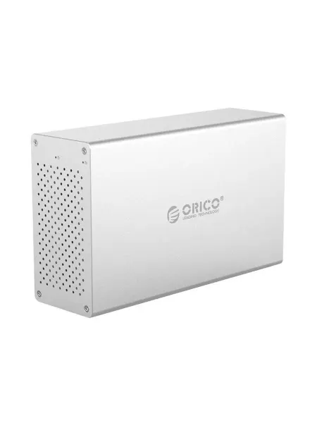 ORICO Док-станция для 3.5" HDD SSD на 2 диска (ORICO-WS200RC3-SV)