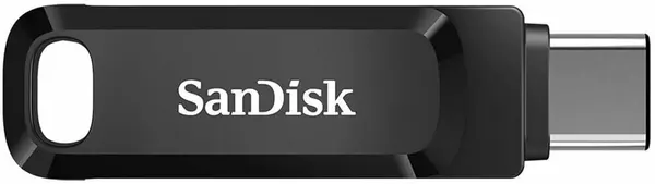 SanDisk 64 ГБ USB-флеш-накопитель Ultra Dual Drive Go USB 3.2 Type-A, Type-C (SDDDC3-064G-G46), черный
