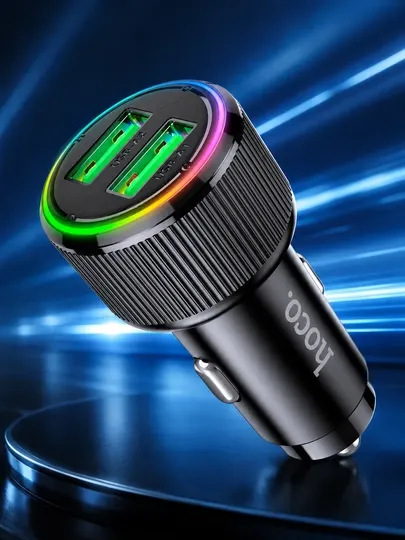 Автомобильное зарядное устройство Hoco NZ14, 30W, 2 USB-A